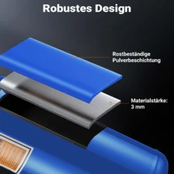 Wiltec Druckluft Reifenfüller 7 l, Reifen Booster mit 6-8 bar, Befüllhilfe für verschiedene Reifen, Reifenfüllkanone für Auto und Motorrad, tragbarer Reifenschockfüller