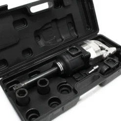 Wiltec Druckluft Schlagschrauber 25,4mm (1 Zoll) mit Stecknüssen & montierbaren Griff