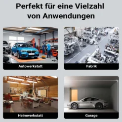 Wiltec Druckluft Schlauchtrommel 20 m, automatische Druckluftschlauchtrommel Stahl, 20 bar Drucklufttrommel, Schlauchaufroller einfache Montage
