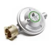 Wiltec Druckminderer auf 50 mbar mit 150 cm Propanschlauch für Gaszylinder mit Eingang Ø 1/14" / 21,8 mm LH Gasdruckregler Druckregler Gasregler Gasdruckminderer