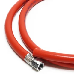 Wiltec Druckminderer auf 28mbar mit 1,5m Propanschlauch kompatibel für Italien Gasdruckregler Druckregler Gasregler Gasdruckminderer
