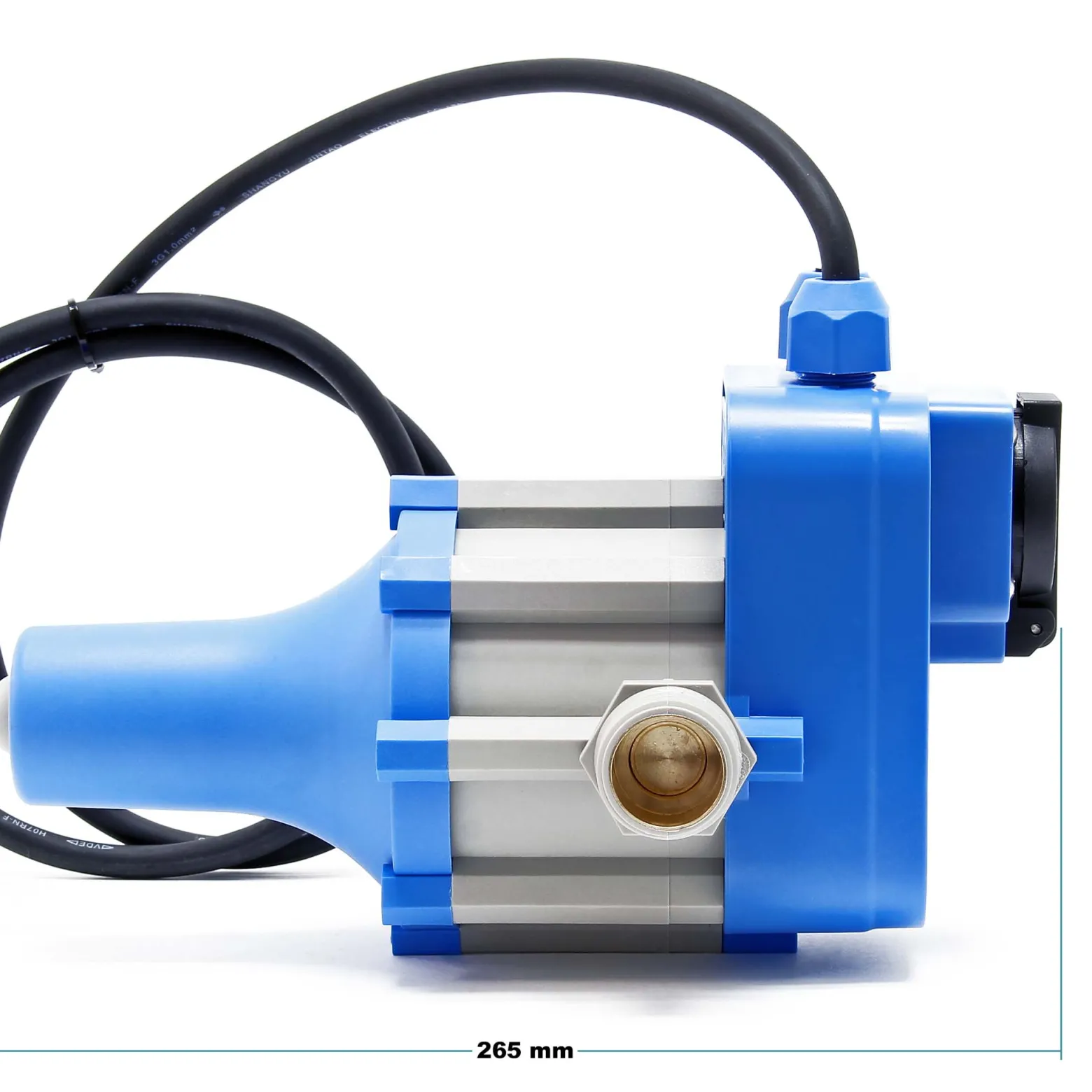 Wiltec Druckschalter EPC-2 230V 1-phasig bis 10 bar, Druckwächter mit Trockenlaufschutz für Hauswasserwerke und Pumpen, zuverlässige Pumpensteuerung