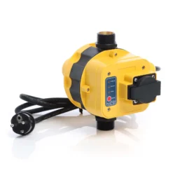 Wiltec Druckschalter EPC-5.1 230V 1-phasig bis 10 bar, Druckwächter mit Trockenlaufschutz für Hauswasserwerke und Pumpen, zuverlässige Pumpensteuerung