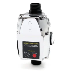 Wiltec Druckschalter EPC-4 230V 1-phasig bis 10 bar, Druckwächter mit Trockenlaufschutz für Hauswasserwerke und Pumpen, zuverlässige Pumpensteuerung
