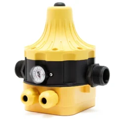 Wiltec Druckschalter EPC-5 230V 1-phasig bis 10 bar, Druckwächter mit Trockenlaufschutz für Hauswasserwerke und Pumpen, zuverlässige Pumpensteuerung