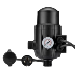 Wiltec Druckschalter mit Kabel SKD-2D 230V bis 3 bar, Druckwächter mit Trockenlaufschutz für Hauswasserwerke und Pumpen, zuverlässige Pumpensteuerung