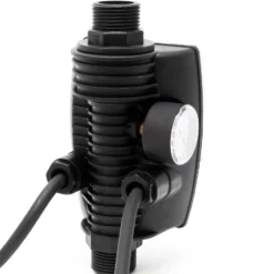 Wiltec Druckschalter mit Kabel EPC-4 230V 1-phasig bis 10 bar, Druckwächter mit Trockenlaufschutz für Hauswasserwerke und Pumpen, zuverlässige Pumpensteuerung