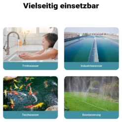 Wiltec Druckschalter SKD-3 230V 1-phasig bis 10 bar, Druckwächter mit Trockenlaufschutz für Hauswasserwerke und Pumpen, zuverlässige Pumpensteuerung