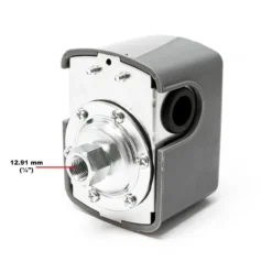 Wiltec Druckschalter SK-2 230V 1-phasig, Druckwächter mit Trockenlaufschutz für Hauswasserwerke und Pumpen, zuverlässige Pumpensteuerung