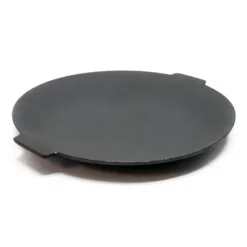 Wiltec Dutch Oven Grillplatte rund Ø44cm Höhe 44cm, Grillaufsatz mit 3 Beinen, Gusseisen mit Antihafteffekt