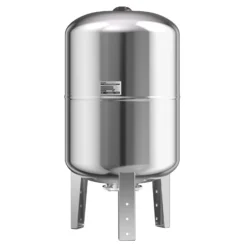 Wiltec Edelstahl Ausdehnungsgefäß 100 Liter, vertikaler Membrankessel für Hauswasserwerke und Druckerhöhungsanlagen mit EPDM Membran