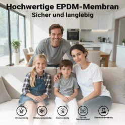 Wiltec Edelstahl Ausdehnungsgefäß 100 Liter, horizontaler Membrankessel für Hauswasserwerke und Druckerhöhungsanlagen mit EPDM Membran