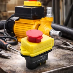 Wiltec Ein/Aus Schalter Ersatzteil für Heizöl- und Diesel- und Ölabsaugpumpen Notaus Ein Aus