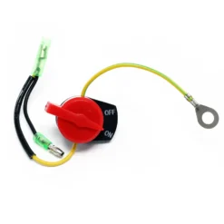 Wiltec Ein Aus Schalter für LIFAN 6,5-15 PS Motor – Benzinmotor Ersatzteil Einschalter Ausschalter – Einzylinder für Kleinmaschinen & Karts, 4-Takt Motor & OHV Ventilsteuerung