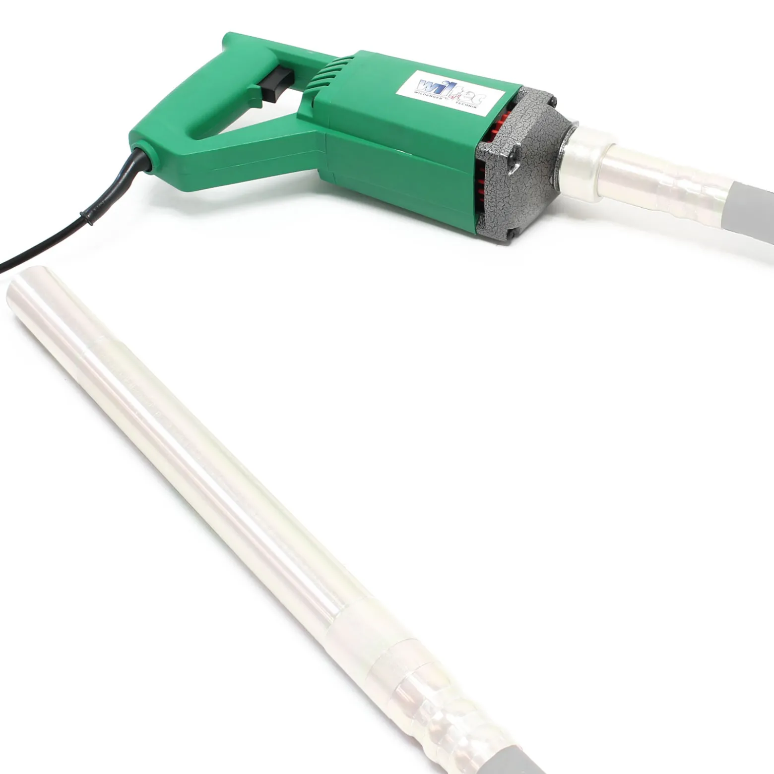 Wiltec Elektro Einhand Betonrüttler 580W, Betonverdichter für Ø 35 mm Rüttelflasche, Rüttelmotor 5600 U/min, Innenrüttler mit Tragegriff