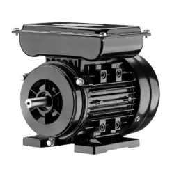 Wiltec Elektromotor 1-phasig, Elektro Motor 4-polig 1,1 kW, Einphasen Wechselstrommotor 1450 U/min, Induktionsmotor Aluminium, kompakter Motor