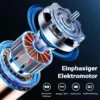 Wiltec Elektromotor 1-phasig, Elektro Motor 4-polig 1,5 kW, Einphasen Wechselstrommotor 1450 U/min, Induktionsmotor Aluminium, kompakter Motor