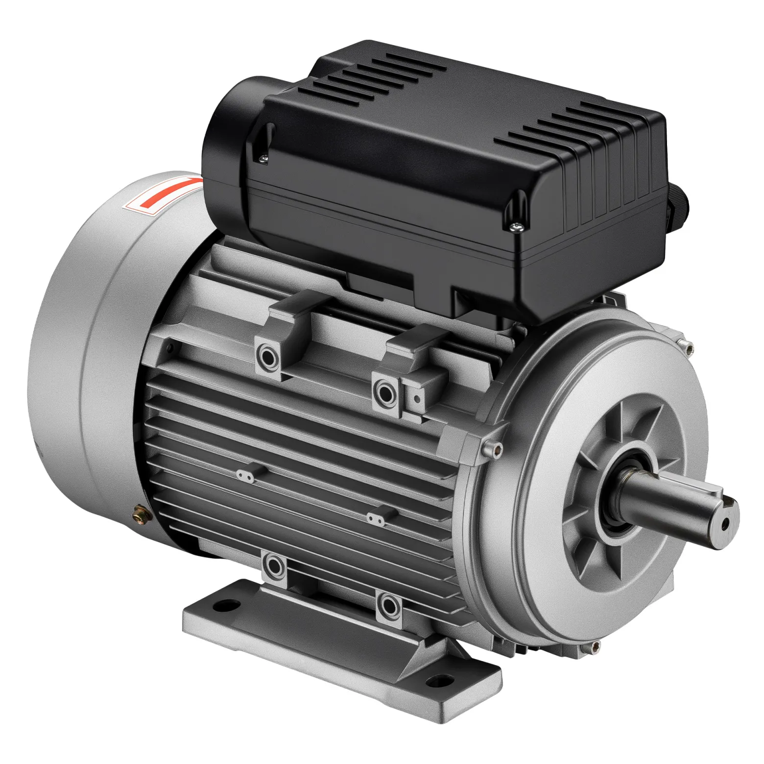 Wiltec Elektromotor 230 V 2,2 kW (3 PS) 1-phasig 2-polig E-Motor mit Anlaufkondensator 2850 U/min und Aluminiumwicklung