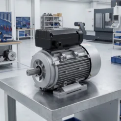 Wiltec Elektromotor 230 V 2,2 kW (3 PS) 1-phasig 2-polig E-Motor mit Anlaufkondensator 2850 U/min und Aluminiumwicklung