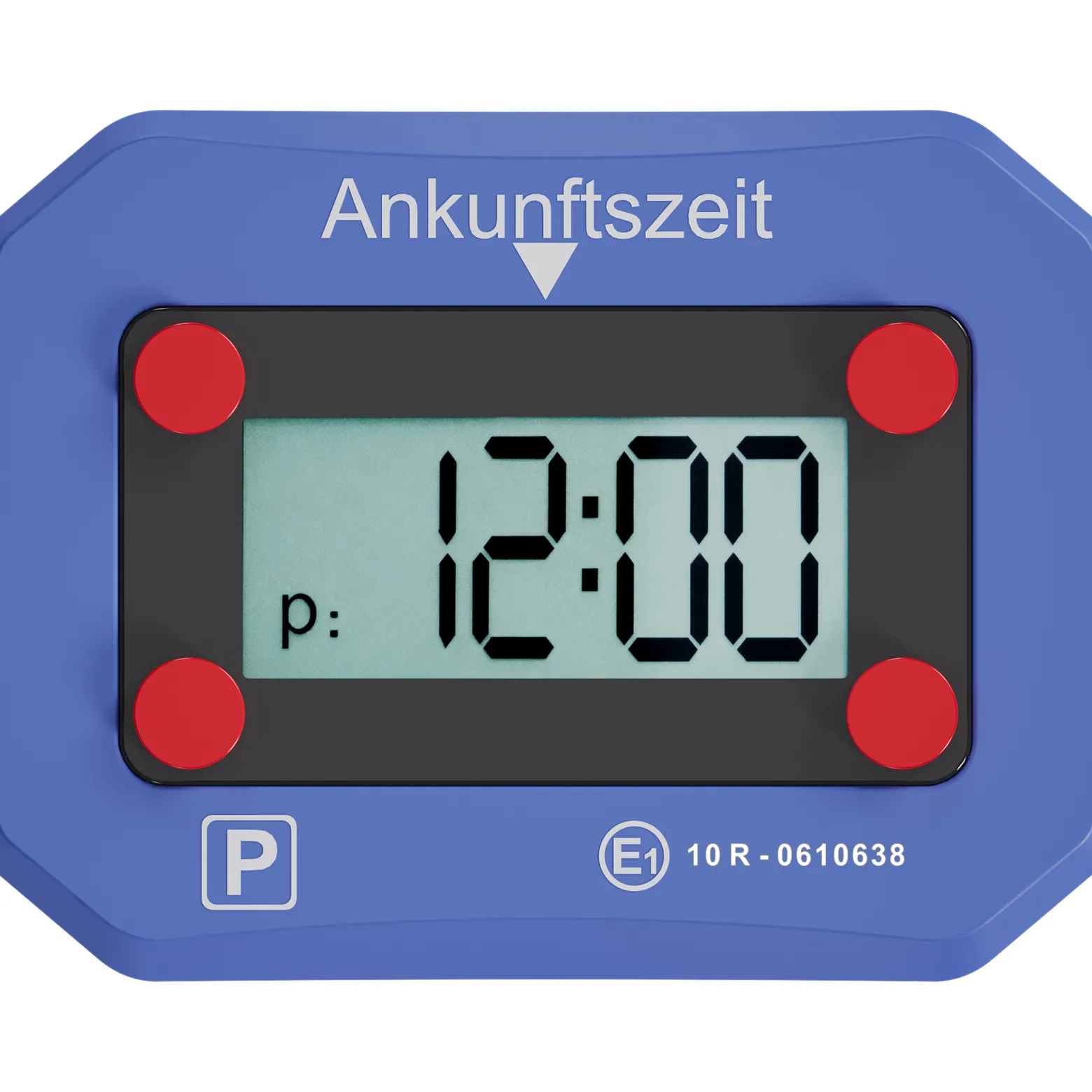 Wiltec elektronische Parkscheibe, digitale Parkuhr mit KBA-Zulassung, Parkscheibe automatisch mit Nachtmodus & SOS-Signal für Auto