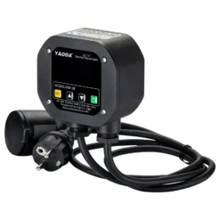 Wiltec elektronischer Druckschalter für Hauswasserwerk, Gartenpumpe, Wasserdruckschalter automatischer Start/Stopp, Wassermangelsicherung, Drucksensor