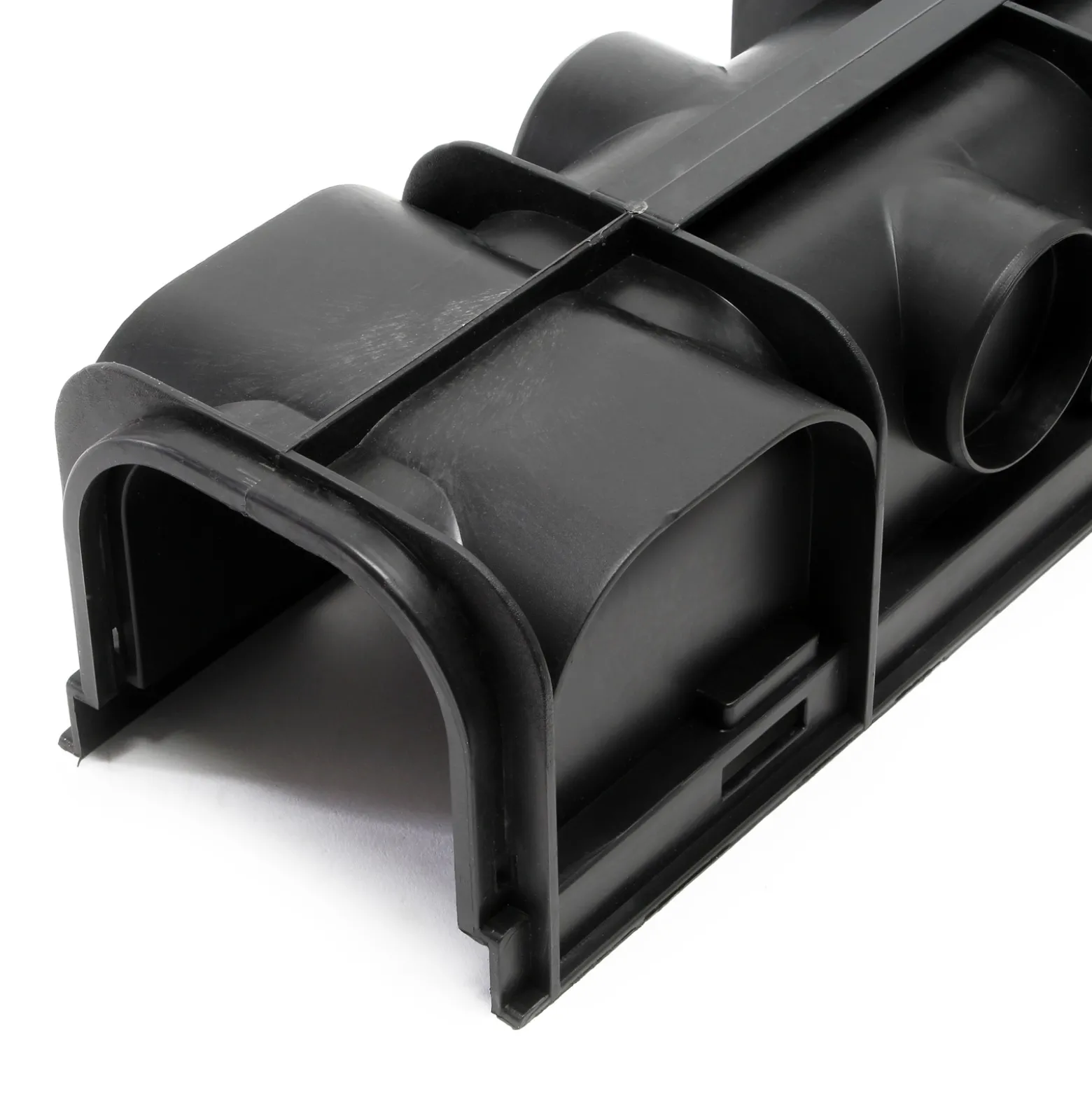 Wiltec Entwässerungsrinne 2x 1 m mit Abdeckrost aus Gusseisen – 25 t Traglast – Ablaufrinne für Abwasser und Regenwasser – Abwasserrinne