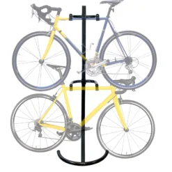 Wiltec 2er Fahrradständer 200x75x54 cm 90 kg platzsparendes Hängesystem, Fahrradhalter mit verstellbaren Haltearmen