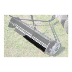 Wiltec Ersatzbürste 50 cm für Rasenkehrmaschine für Aufsitzmäher, Bürstenkopf für Laubsammler 96 cm, Ersatzteil für Laubkehrmaschine