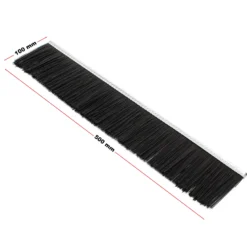 Wiltec Ersatzbürste 50 cm für Rasenkehrmaschine für Aufsitzmäher, Bürstenkopf für Laubsammler 96 cm, Ersatzteil für Laubkehrmaschine