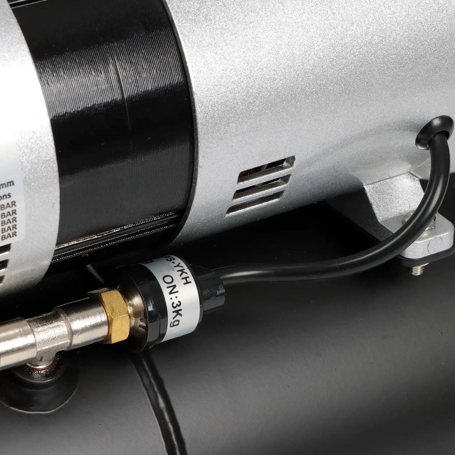 Wiltec Ersatzteil für Airbrush Kompressor AS-Serie Druckschalter 3-4 bar, Kompressor Schalter für Air Brush Designs, Tattoo, Modellbau oder Kunst