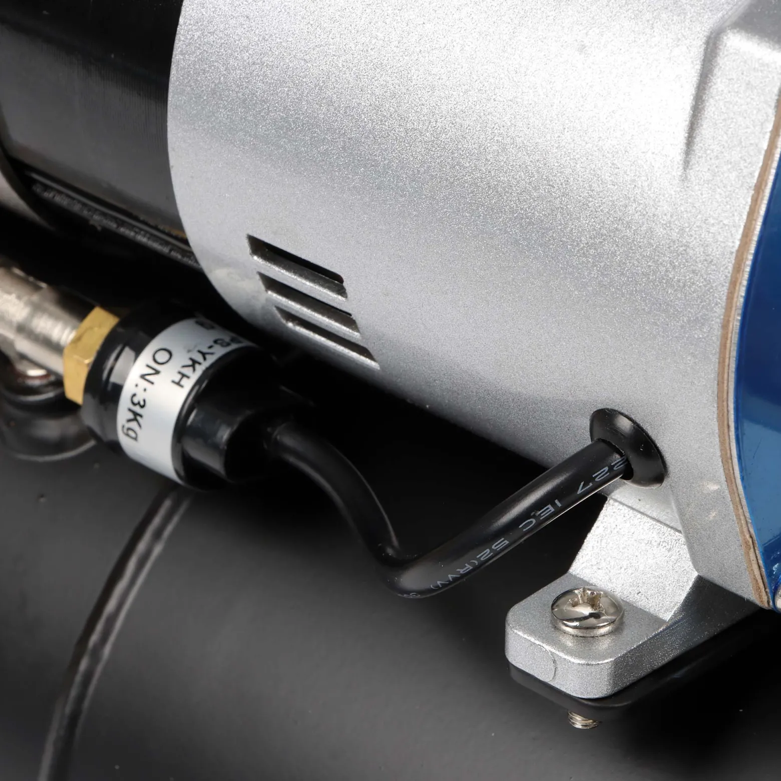 Wiltec Ersatzteil für Airbrush Kompressor AS-Serie Druckschalter 3-4 bar, Kompressor Schalter für Air Brush Designs, Tattoo, Modellbau oder Kunst