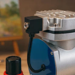 Wiltec Ersatzteil für Airbrush Kompressor AS189 / AS196 / AS19 – Magnetventilspule – schwarz – für Airbrushkompressor, Zubehör