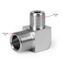 Wiltec Ersatzteil für Airbrush Kompressor AS186 – Steigrohrverschraubung Verbinder – Ersatz Verschraubungsverbinder für Airbrushkompressor, Zubehör für Air Brush