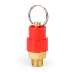 Wiltec Ersatzteil für Airbrush Kompressor AS186 / AS189 / AS196 / AS196A – Überdruckventil – Ersatz Ventil mit Gewinde 9,51 mm (⅛″), Zubehör für Air Brush