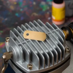 Wiltec Ersatzteil für Airbrush Kompressor AS186 / AS18-2 / AS18B – Ventilplättchen – Ersatz Plättchen mit 3,5 mm Stanzungsdurchmesser, Zubehör für Air Brush