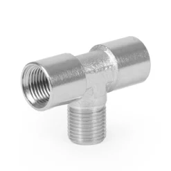 Wiltec Ersatzteil für Airbrush Kompressor AS196AW – T-Stück Verbinder – 2x IG 1/8