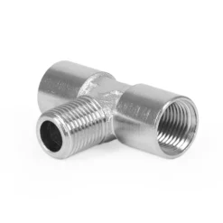 Wiltec Ersatzteil für Airbrush Kompressor AS196AW – T-Stück Verbinder – 2x IG 1/8
