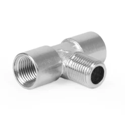 Wiltec Ersatzteil für Airbrush Kompressor AS196AW – T-Stück Verbinder – 2x IG 1/8