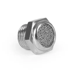 Wiltec Ersatzteil für Airbrush Kompressor AS196 / AS196A / AS189 – Ansauggeräuschdämpfer– Sintermetallfilter – für Airbrushkompressor, Zubehör