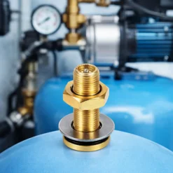Wiltec Ersatzteil für Membrankessel 24-100 l Ventil für Druckbehälter, Druckausgleichsgefäß für Hauswasserwerk mit Druckkessel