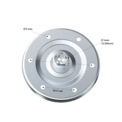 Wiltec Ersatzteil für Membrankessel 24-100 l Flansch DN 25 für Ausdehnungsgefäß, Druckausgleichsgefäß für Hauswasserwerk mit Druckkessel