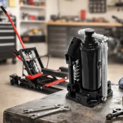Wiltec Ersatzteil für Motorradheber - Hydraulikzylinder - Ersatz Zylinder für Hebebühne, Montagebock für Motorräder ATVs und Quads, Heber für Reparaturen am Motorrad