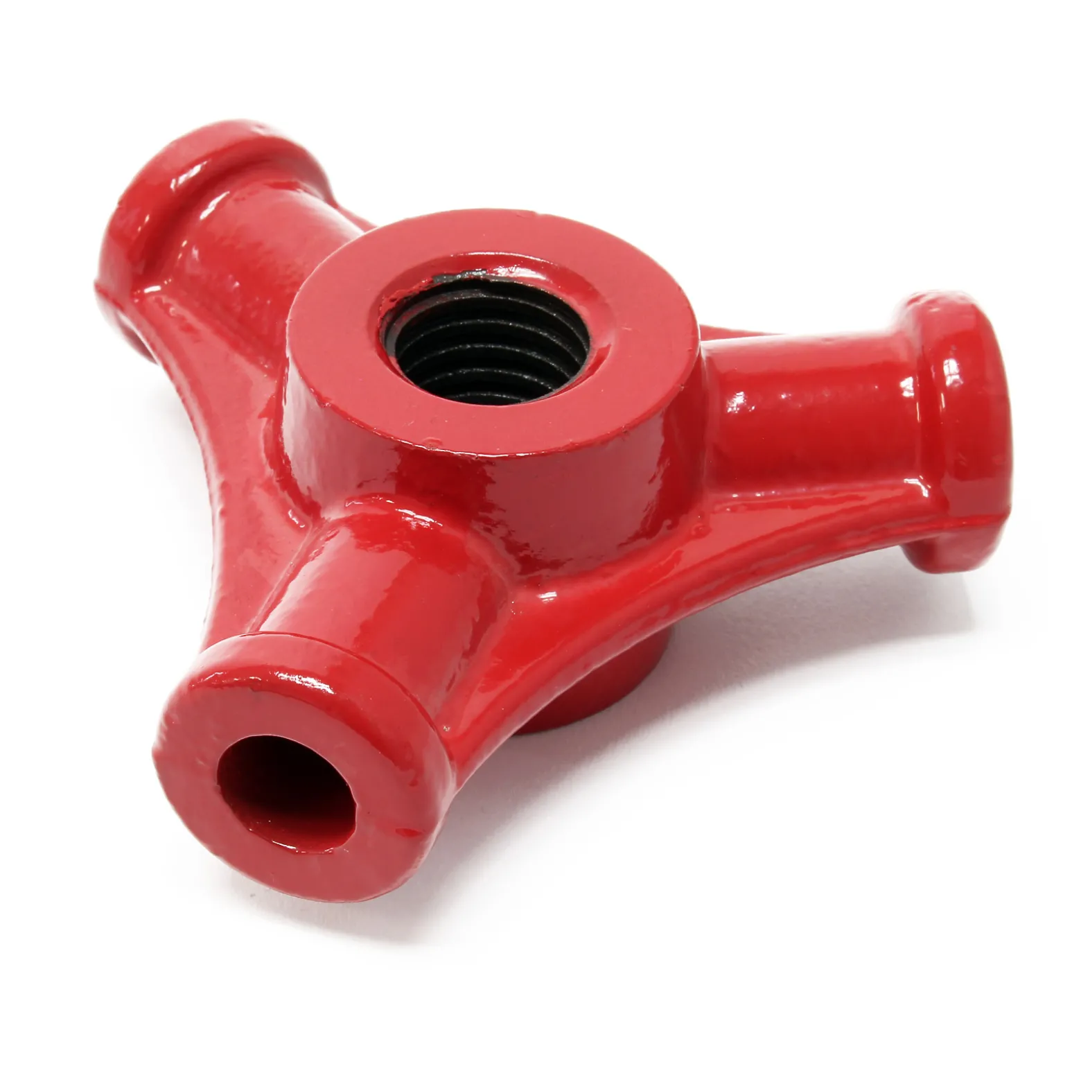 Wiltec Ersatzteil für Obstpresse 18 L / 30 L – 110 mm – Dreiecksmutter – für Saftpresse, Maischepresse, Weinpresse Zubehör