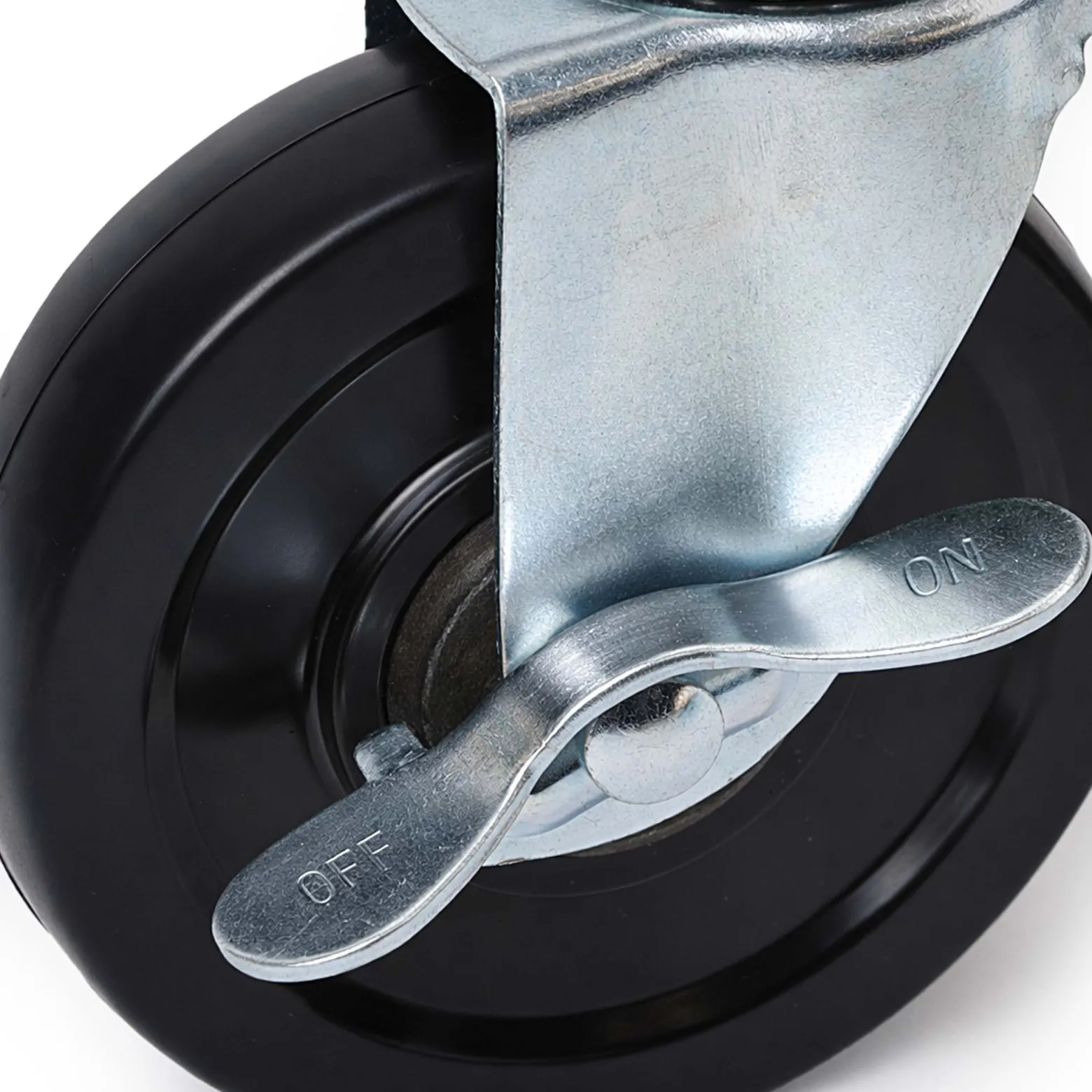 Wiltec Ersatzteil für Plattenheber bis max. 68 kg - Lenkrolle - Ersatz Rolle für Paneelheber Höhe 140-350 cm, max. Breite 2,90 m, Trockenbau Montagehilfe 1-Mann-Bedienung