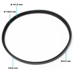 Wiltec Ersatzteil für Schwimmbadpumpe O-Ring 3, leistungsstarke Poolfilteranlage, Filterpumpe mit hoher Förderleistung, robuste Pool Pumpe