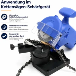 Wiltec Ersatzteil für Sägeblatt Schärfgerät - Diamant-Schleifscheibe - Ersatz Schleifscheibe Ø 100 mm / 20 mm, flach für kleinere Sägezähne, für Schleifmaschine für Kreissägeblätter