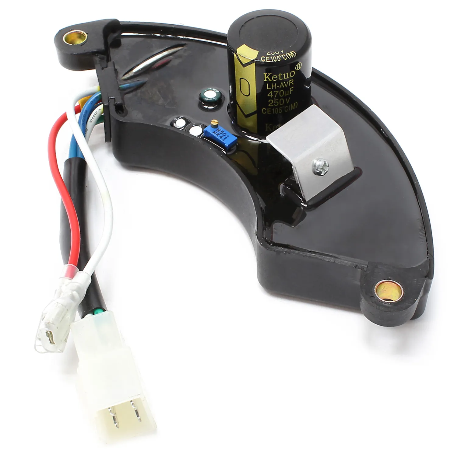 Wiltec Ersatzteil für Stromerzeuger automatische Spannungsregelung, Spannungsregler 3500-6500 W für Motoren, Generatoren, konstante Ausgangsspannung