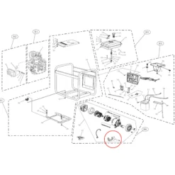 Wiltec Ersatzteil für Stromerzeuger automatische Spannungsregelung, Spannungsregler AVR 5 kW für Benzinmotoren, für konstante Ausgangsspannung