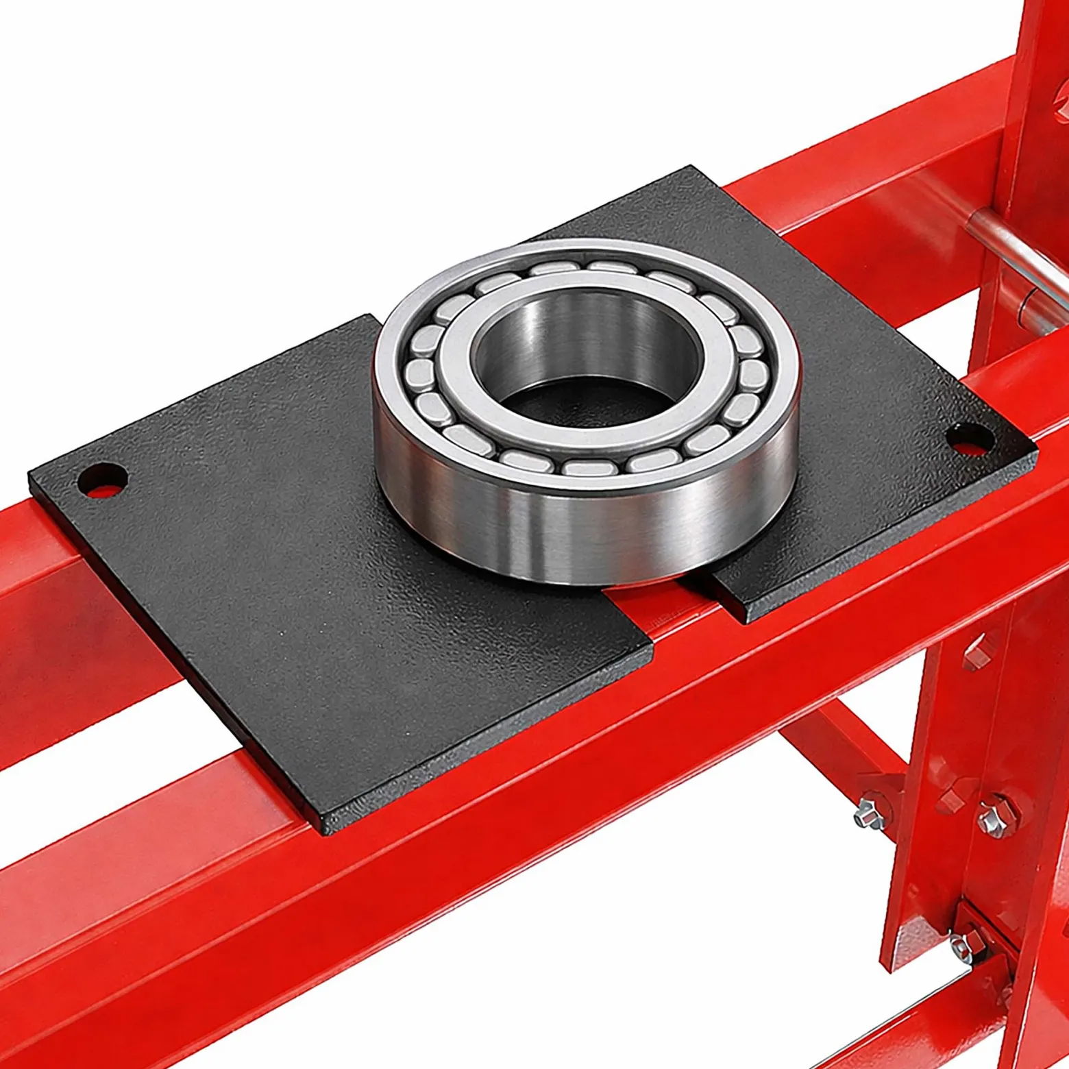 Wiltec Ersatzteil für 12 T Werkstattpresse - Auflagebacken 2er Set - Ersatz für Hydraulikpresse aus Stahl, Lagerpresse zum Pressen, Stempeln, Umformen