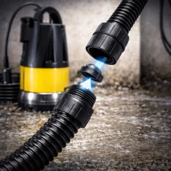 Wiltec Ersatzteil Rückschlagventil IG AG für Schmutzwasserpumpen – Rückschlagklappe für 3 mm Flachsauger 550 W, 8500 l/h – Gartenpumpe, Baupumpe